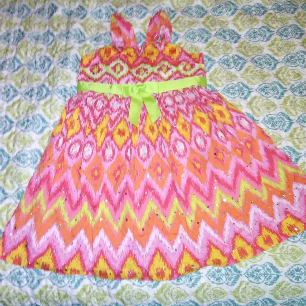 Girls sleeveless dress by Bonnie Jean